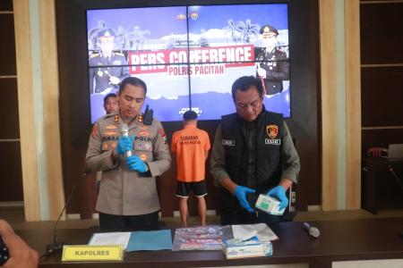 Polres Pacitan Berhasil Amankan Tersan